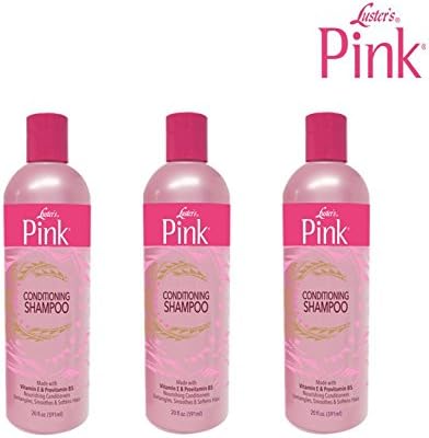 (PACK OF 3) LUSTER'S Pink Conditioning Shampoo 20oz