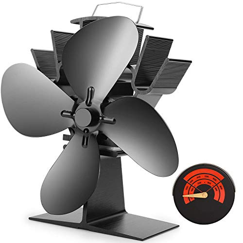 CWLAKON Heat Powered Stove Fan2020 Upgrade Designed Silent Operation 4