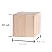 Supla 30pcs 1.5 Inch - Natural Solid Wood Square Blocks Wood Cube Blocks– For Puzzle Making, Crafts, And DIY Projects (30pcs)