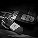 aikeec Metal Leather Car Ring Keychain Keyfob for Audi A3 A4 A5 A6 A7 Q3 Q5 Q7 TT