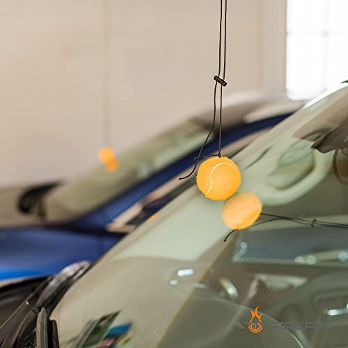 Firefly 2Pack Garage Parking Guide Tennis Ball Car Stopper on a String