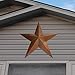Besti Rustic Barn Star Outdoor Decoration (36”) Large, 3D Metal Farmhouse Decor | Wall-Hanging or Ground Placement | Vintage Americana Decoration | Heavy-Duty Tin