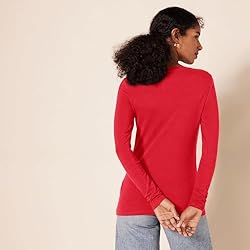 Amazon Essentials Women's Regular-Fit Long-Sleeve