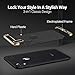 TORRAS [Lock Series] iPhone XR Case 3 in 1 Luxury Hybrid Hard Plastic with Matte Finish Slim Thin Phone Case for iPhone XR 6.1 inches, Black