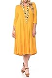 Pastel by Vivienne Women's Plus Size 3/4 Sleeve