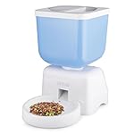 LCD Dispaly 5 Liters Capacity Pet Automatic Feeder with Voice Recorder and Timer Programmable for Medium and Small Animals Dogs and Cats Bucket Feeder