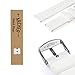 Archer Watch Straps - Soft Silicone Quick Release Watch Bands (White, 16mm)