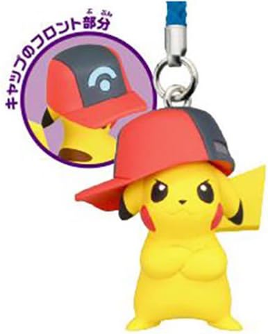Pokemon Netsuke Mascot 20th Movie Ver. PIKACHU SINNOH HAT Strap Figure