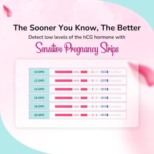 Clinical Guard 25 Pregnancy Tests Strips Sensitive & Accurate Measurement Within 5 mins