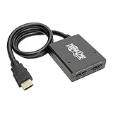 Tripp Lite 2-Port 4K HDMI Splitter, 1 In 2 Out, Ultra HD (UHD) Video & Audio (B118-002-UHD)