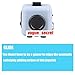 Generic Fidget Cube Relieve Stress Anxiety and Boredom White Black Color