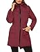 Besshopie Rain Jacket Women Lightweight Packable Waterproof Hooded Long Raincoat Outdoor S-XXL