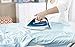 Tabletop Ironing Board with Scorch Resistant Cover and Ultraglide Non-Stick and Scratch Resistant Durilium Ceramic Soleplate Steam Iron with Anti-Drip and Auto-off System, 1700W, Blue