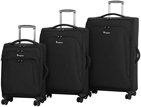 it luggage megalite quilted 8 wheel grey medium suitcase