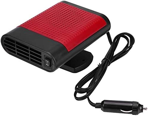 Shenlin Portable Car Heater 12V 150W High Power in Car Heater Fast Heating Fan for Defrosting Automobile Windscreen & Keeping Warm (Red)