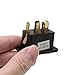uxcell 2 Pcs Universal Black Electric Power Window Lifter Switch