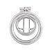TERNENCE Medical Grade Steelone Chastity Device Male Belt Adult Game Sex Toy C445 (1.77 inch / 45mm)