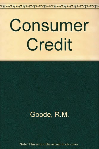 Consumer Credit (United Kingdom comparative law series)