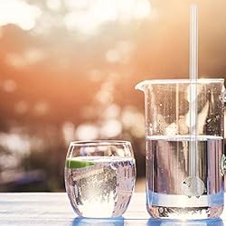 YARNOW 2Pcs Glass Straws Drinking Straws Pig Head