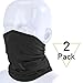 JIUSY 2 Pack or 1 Pack (Summer/Winter) - Lightweight Thin/Thick Neck Gaiter Protection Face Mask for Outdoor Sport