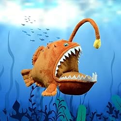 Tiny Heart Simulation Anglerfish Soft Stuffed Plush