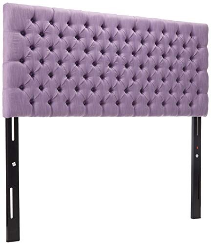 Christopher Knight Home Brunet Light Purple Fabric Queenfull Headboard