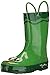 Western Chief Kids Boys' Waterproof Easy-On Character Rain Boot , Fritz the Frog, 5 M US Toddler