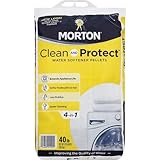 Morton Clean and Protect II Water Softening Pellets, 40-Pound, 40 Pound