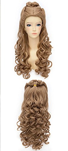 Cinderella Wig for Women, Adult Princess Cosplay Wigs Curly Halloween Christmas Fancy Ball - Image 8