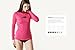 Tesla TM-FSR24-CHC_Medium Women's UPF 50+ Regular-Fit Long Sleeve Athletic Rashguard FSR24