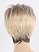 Tsnomore Chic Blond with Black Root Short Women Bob Wig