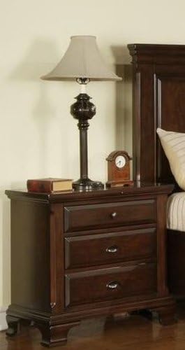Greystone Grant 3 Drawer Nightstand