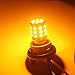 Alopee 1156a Led Bulb Amber, 7506 Bulb Turn Signal Lights for 1156 7506 1003 P21W Marker Lights, Turn Signal Light 33SMD 2835 Chips, DC/AC 12-24V, Pack of 2