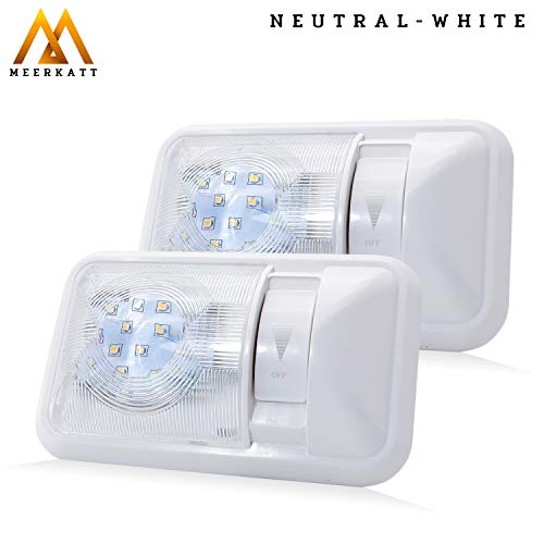 image for (Pack of 2) Meerkatt 8.3 Inch Neutral White 24 Diodes Interior Ceiling