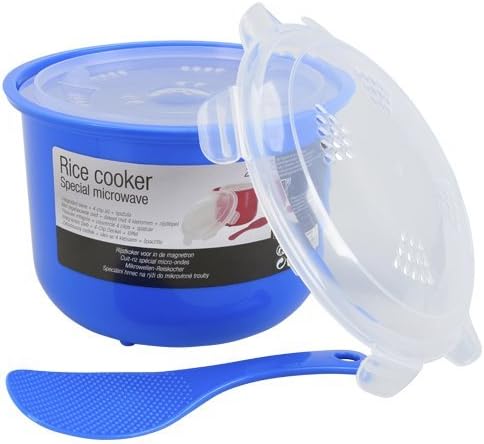Betto Microwave Rice Cooker, 2.5 Litres, Cous Cous Quinoa – Fast and Healthy Cooking
