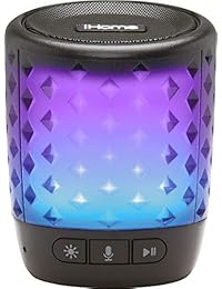 iHome   Altavoz Bluetooth recargable que cambia de color con Siri, Assistant y control de voz de melodía