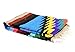Open Road Goods Mexican Yoga Blanket, Navajo Aztec Southwestern Diamond XL Thick Serape with Stripes