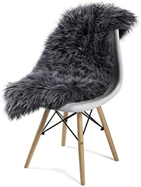 Grey/Gray Sheepskin Rug & Sheepskin Rarebreed (M)