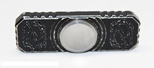 Knives Titanium Hand Spinner Top Ceramic Ball Bearing Black Z01Blc