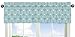 Sweet Jojo Designs Turquoise Blue and Gray Earth and Sky Collection Arrow Print Window Valance
