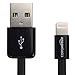 AmazonBasics Lightning to USB A Cable - MFi Certified iPhone Charger - Black, 3-Foot primary