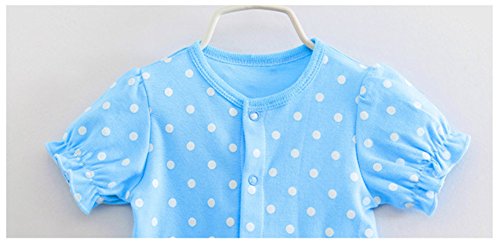 Monvecle Unisex Baby 2 Pack Summer Romper Playwear Short Sleeved Jumpsuit Monkey 12M