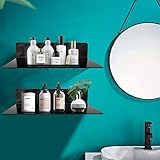 Small Acrylic Floating Wall Shelves | Adhesive