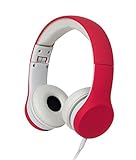 Snug Play+ Kids Headphones Volume Limiting and Audio Sharing Port (Red)