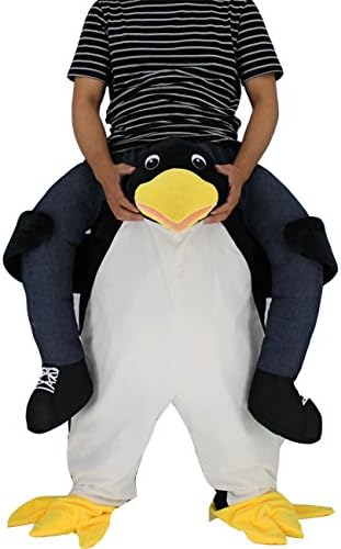 Piggyback Santa Costume Adult Carry On Me Costume Christmas Mascot Pants