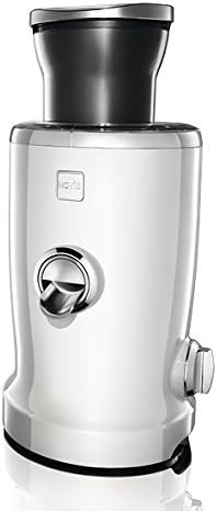 NOVIS 4-in-1 Vita Juicer, White. 1 Appliance 4 Functions: Citrus Press, High Extraction Juicer for Fruits, Vegetables and Leafy Greens; Puree/Food Mill Attachment. by NOVIS