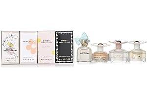 Marc Jacobs Daisy Miniatures Collection by Marc Jacobs for Women - 4 Pc Mini Gift Set 0.13oz Daisy Eau So Fresh EDT Splash, 0