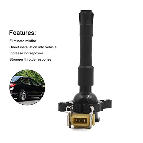 Carrep Ignition Coil Coils for Bmw M3 M5 X5 Z3 Z8 5&7 Series E36 323I 323IS 325CI 330I 330XI 328I 328IS 525i 528I 540i 740I 750IL 840CI 850CI UF354 - Thumbnail 4