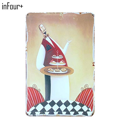Buy Generic Hot Chef Baking Desserts Vintage Metal Signs Home