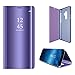 ATRAING Galaxy S9 Plus Case, A Trading Luxurious Mirror Smart Electroplate Translucent Stand Flip Cover for Samsung Galaxy S9 Plus (Purple)